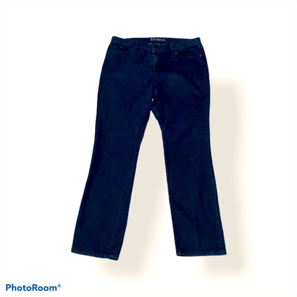 New York & Company Denim - New York & Company dark wash plus size skinny jeans
